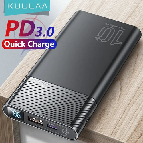 KUULAA Power Bank 10000mAh QC PD 3.0 PoverBank