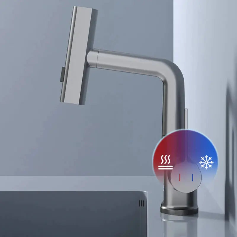 Smart Digital Display Rotating Faucet